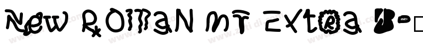 New Roman MT Extra B字体转换